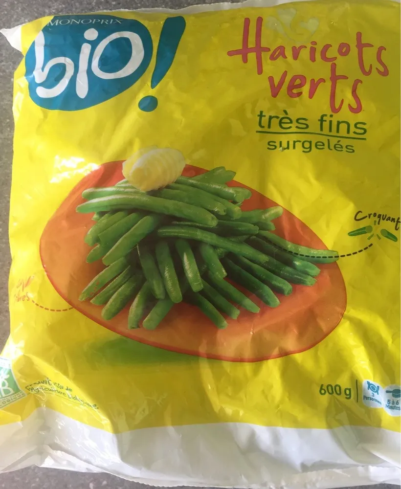 Haricots verts tres fins