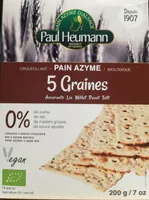 Pain azyme 5 graines