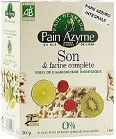 Pain azyme son & farine complète