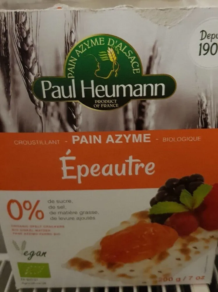 Pain azyme