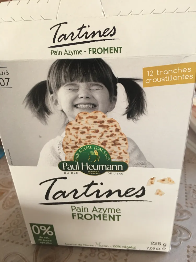 Pain Azyme Froment