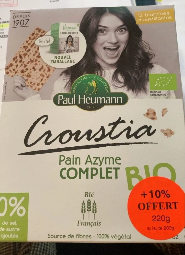 Pain azyme