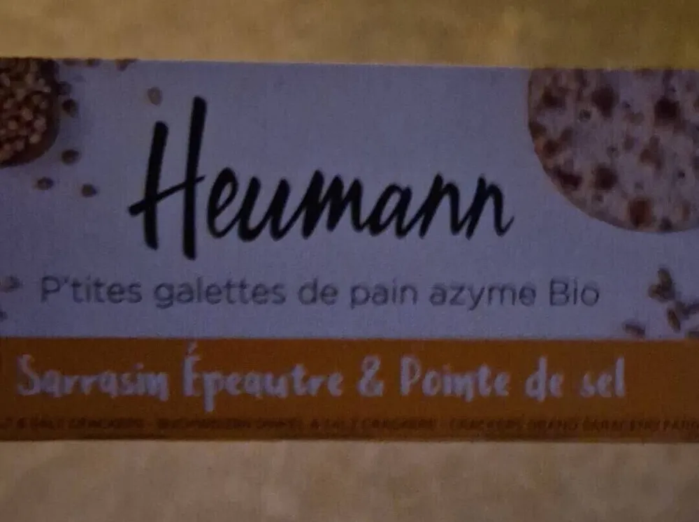 P'tites galettes de pain azyme bio