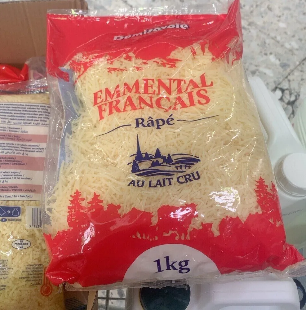Emmental français rapé au lait cru