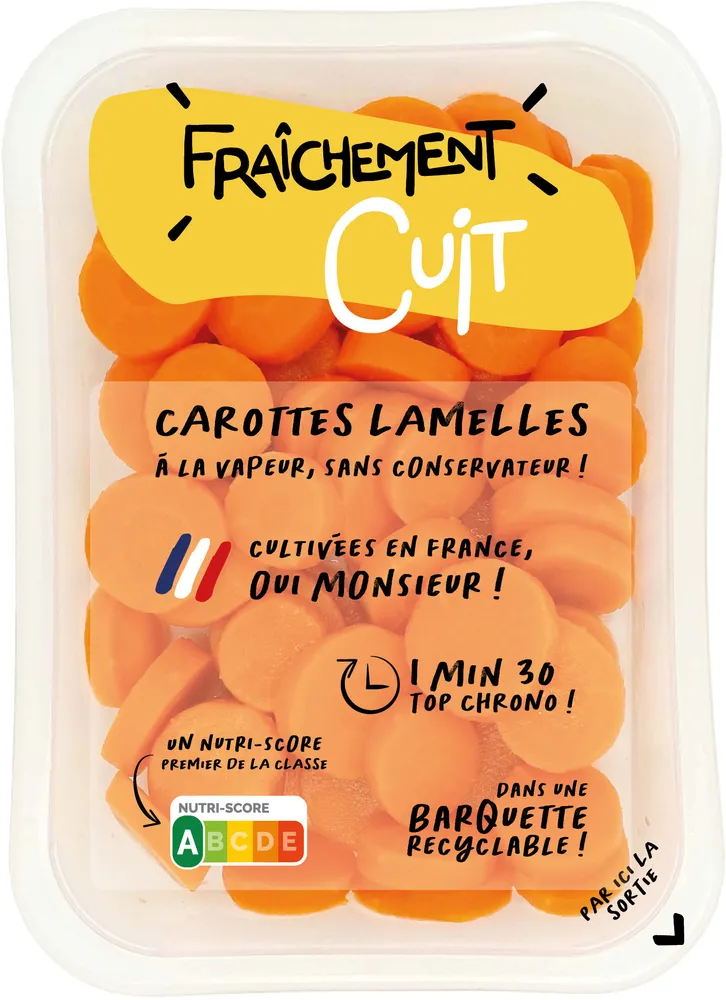 Carottes lamelles