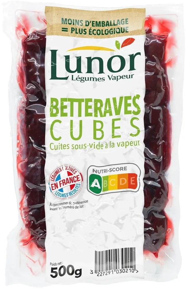 Betteraves cubes
