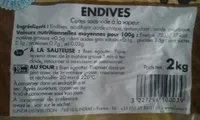 Endives sous visés à la vapeur