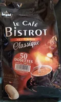 Le café Bistrot Petit noir Classique x 50 dosettes