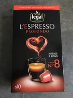 Legal l'espresso profondo capsule x10