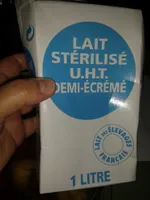Lait stérilisé U.H.T. demi-écrémé