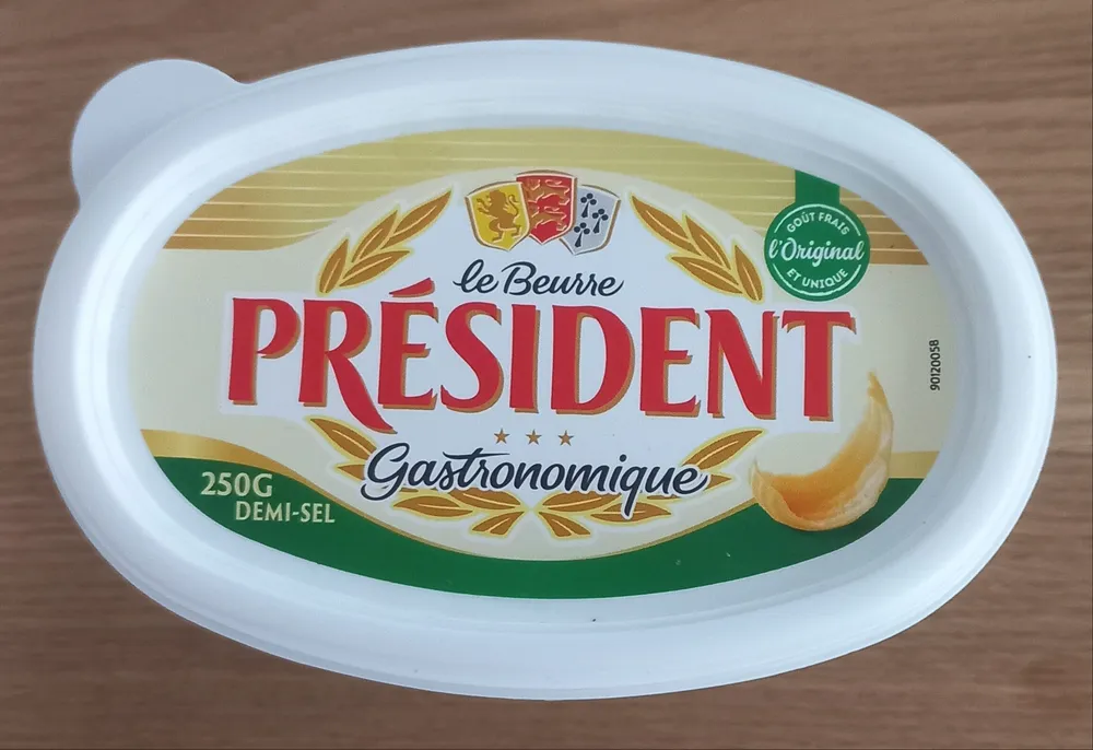 Beurre gastronomique demi-sel