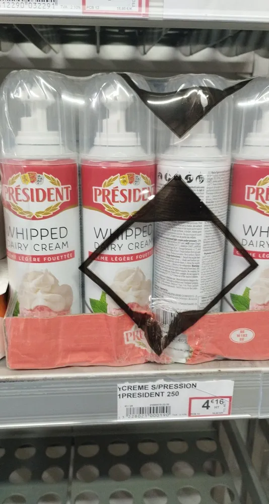 WHIPPED DAIRY CREAM