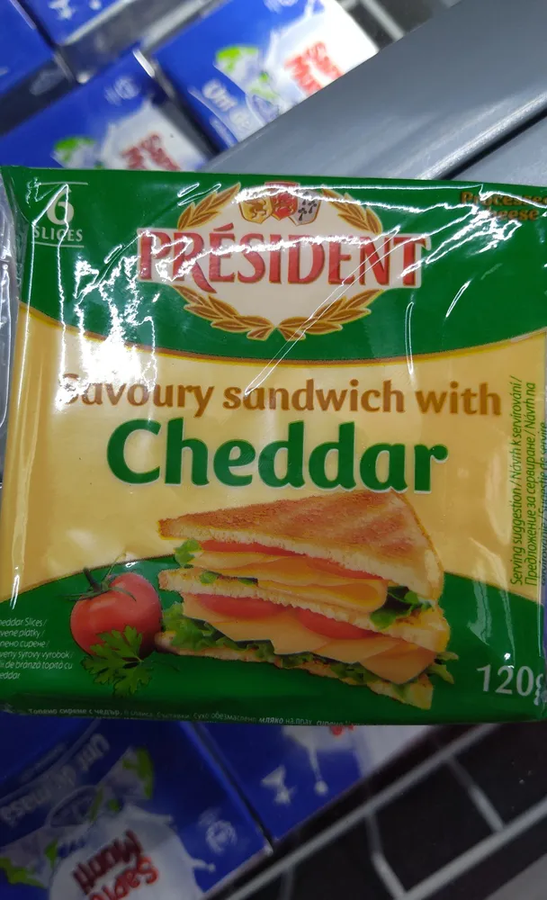 President com Queijo Cheddar