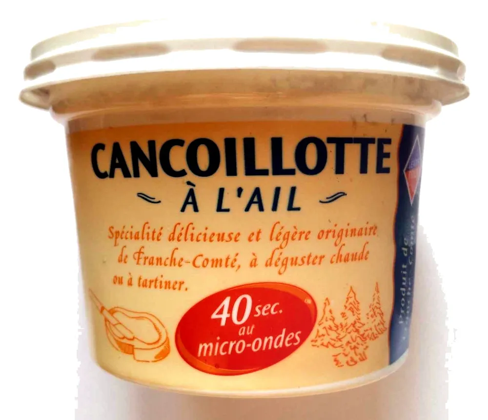 Cancoillotte à l'Ail (9 % MG)
