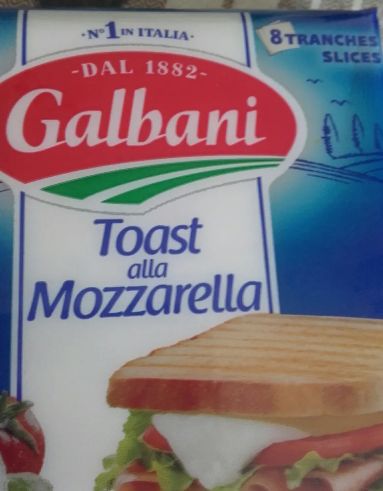 GALBANI TOAST ALLA MOZZARELLA 150g