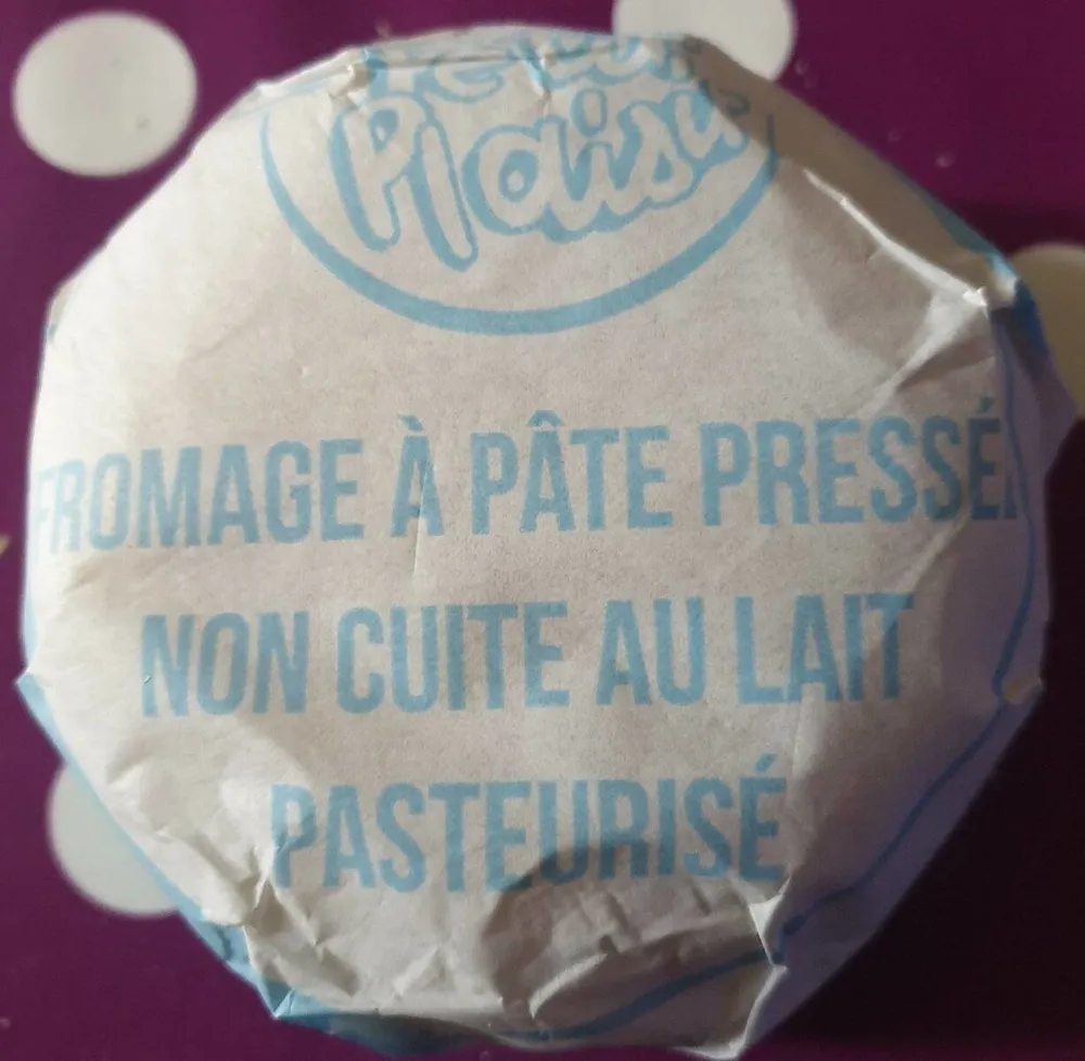 Fromage à pâte pressée non cuite au lait pasteurisé