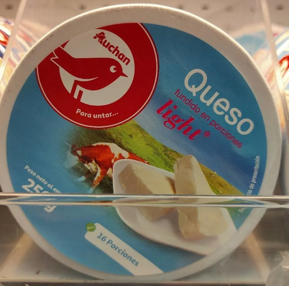 Queso fundido en porciones