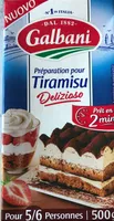 Préparation dessert Tiramisu Galbani