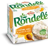 RONDELE MIEL ET UNE NUIT CHEVRE MIEL ET GRAINES DE PAVOT 125g