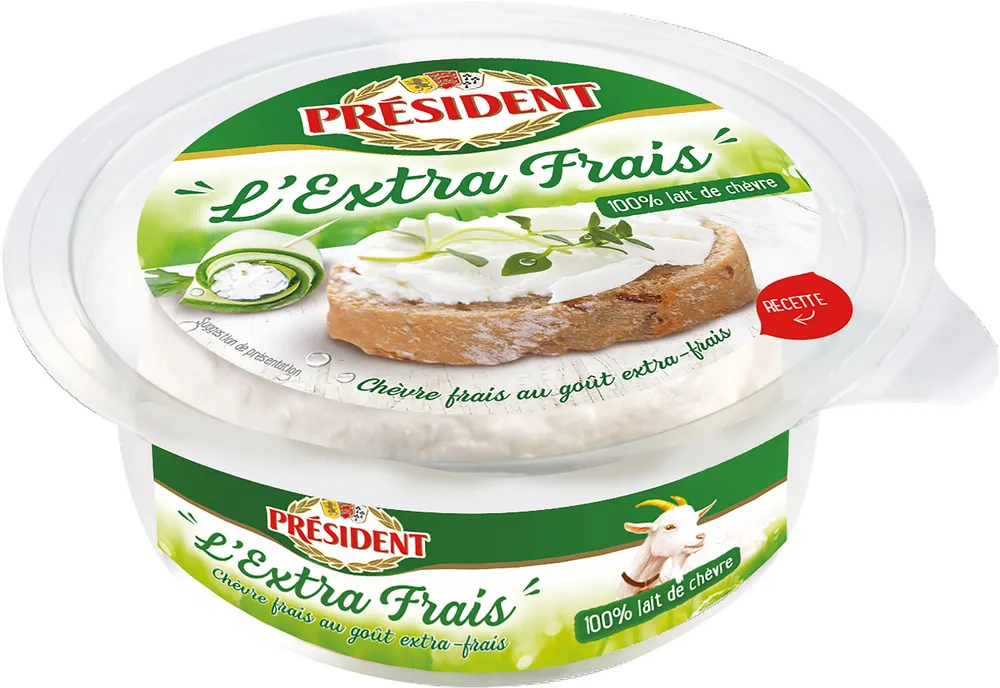 L'extra frais 100% lait de chèvre Président