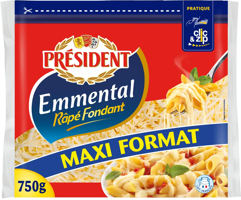 President emmental rape fondant 750g x12