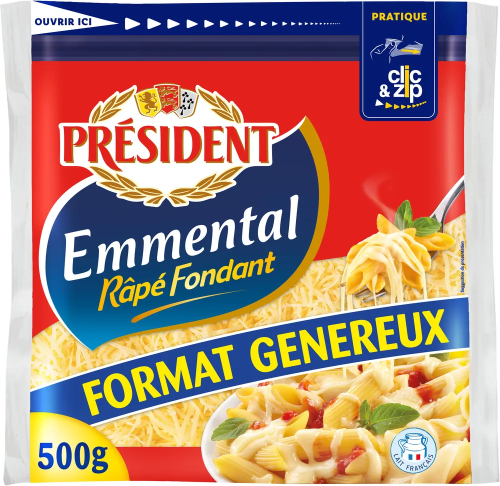 President emmental rape fondant 500g