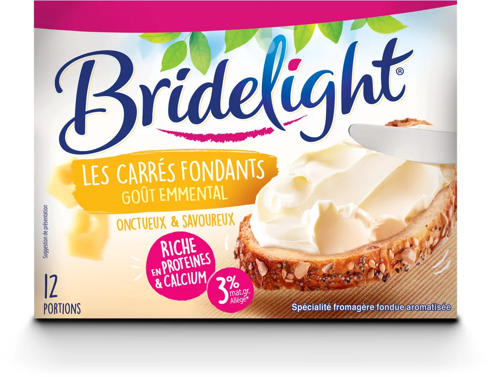 Bridelight 12 portions gout emmental 3%mg 200g