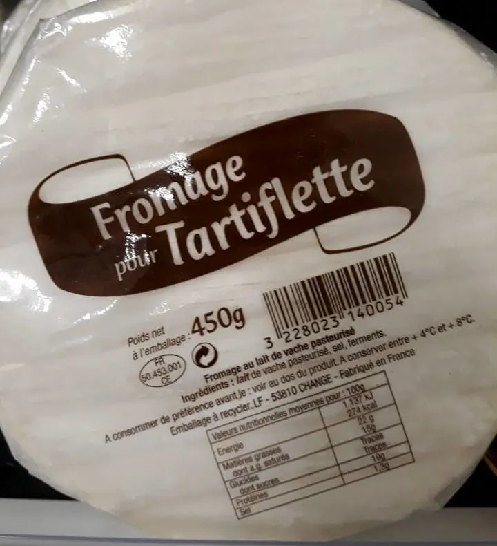 Fromage pour Tartiflette