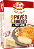 PRESIDENT COTE REPAS 2 PAVES FONDANTS AU CAMEMBERT 200g
