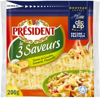 President rape le 3 saveurs 200g