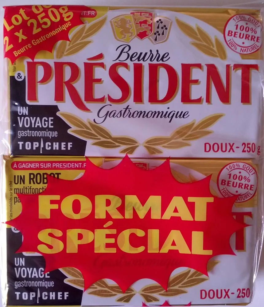 Beurre gastronomique Doux (format spécial)