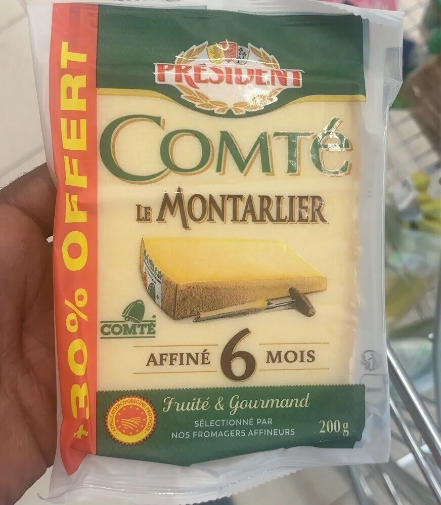 Comté LE MONTARLIER AFFINÉ 6 MOIS
