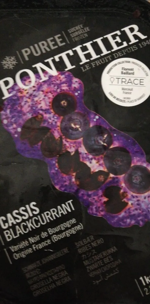 Purée de cassis