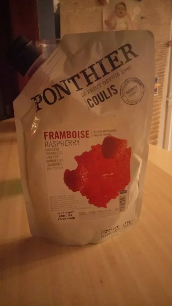 Coulis de framboises