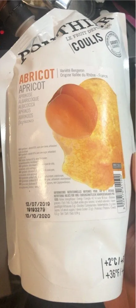 Coulis D'abricot Ponthier 1 Kg, 1 Pièce