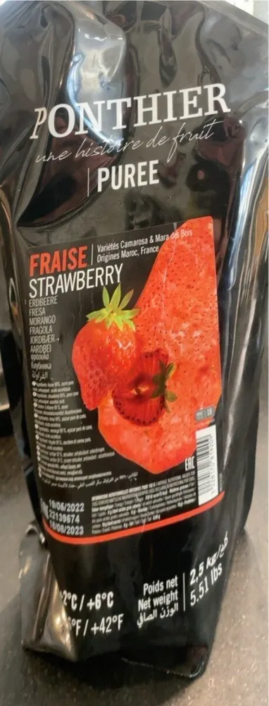 Purée de fraises