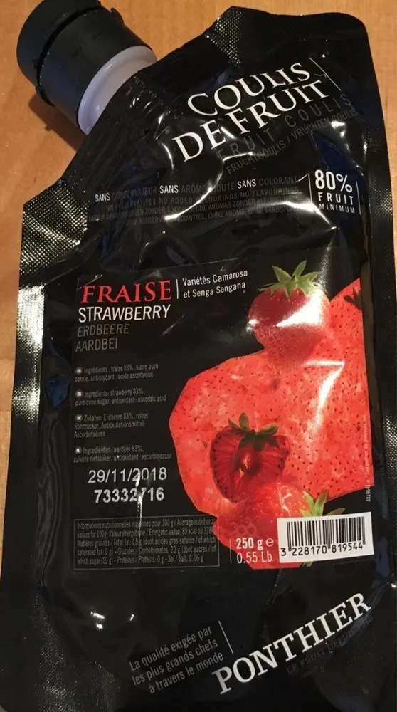 Coulis de fruit