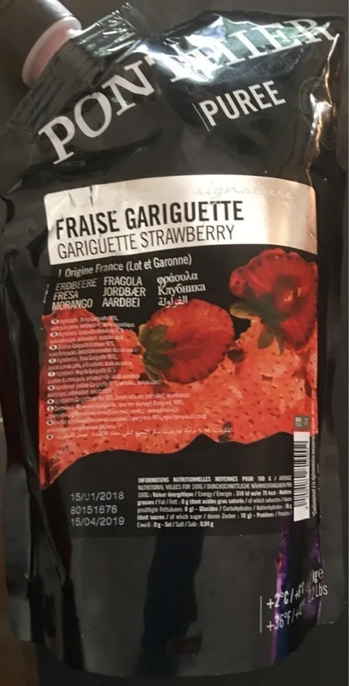 Puree fraise guariguette