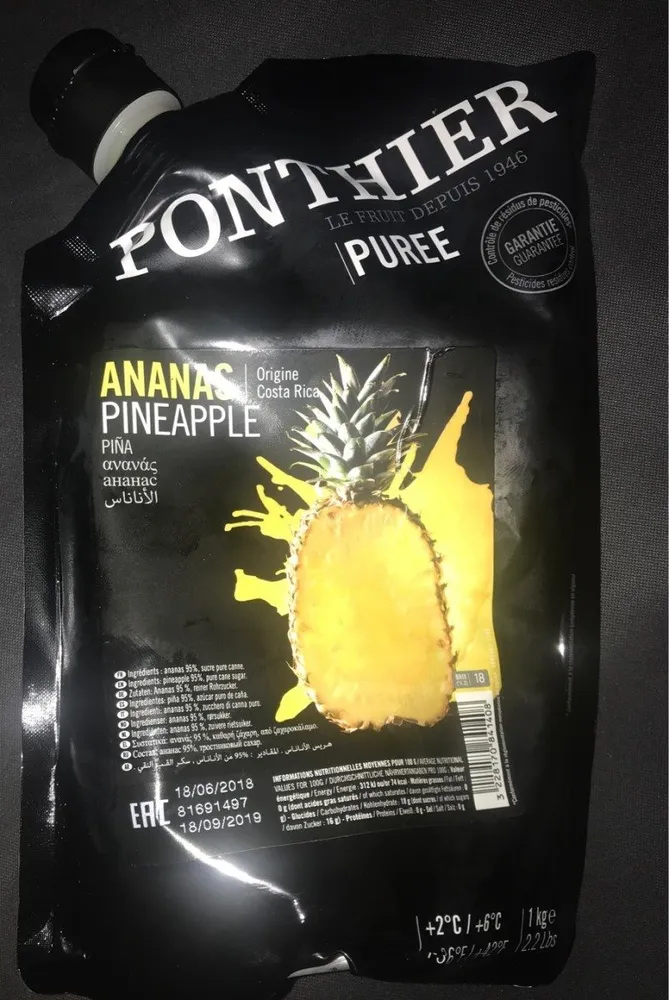Puree d'ananas
