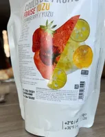 Coulis de fruits fraise yuzu