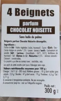 4 Beignets Parfum Chocolat Noisette