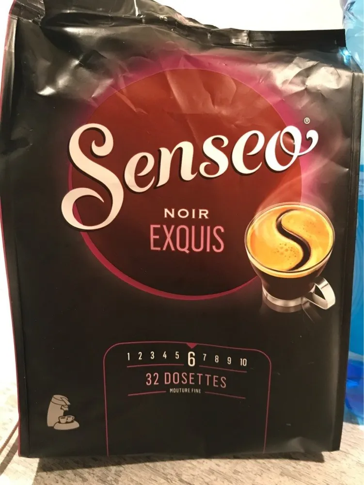 Café dosettes exquis noir
