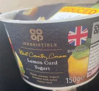 West country cream lemon curd yogurt