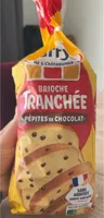 Brioche tranchee pepite de chocolat