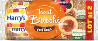 Lot 2 toasts briochés pr foie gras