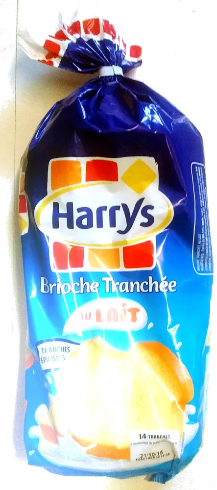 Brioche tranchée au lait