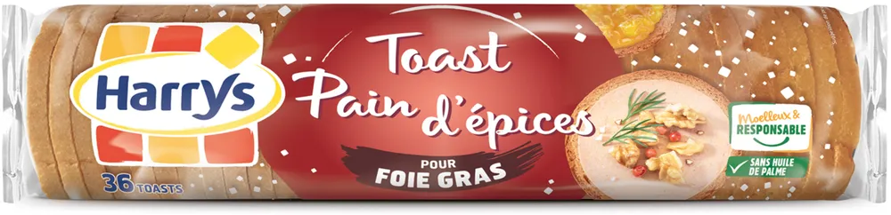 Toasts pain d'épices pour foie gras