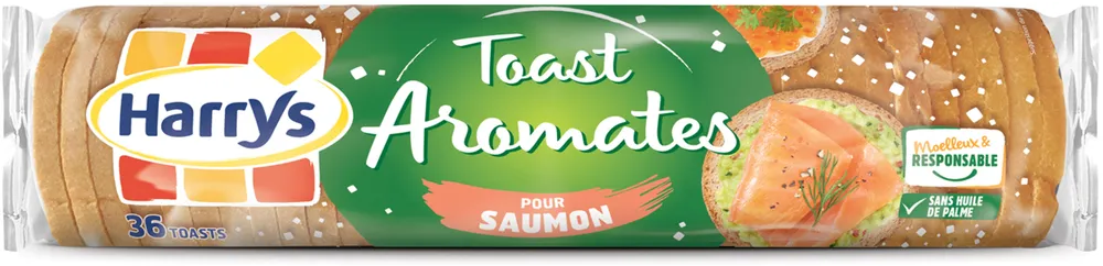 Toasts aux aromates pour saumon