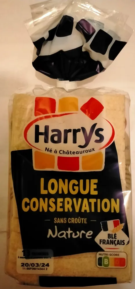 Pain 100% mie longue conservation