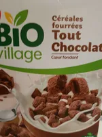 Cereales fourrées tout chocolat